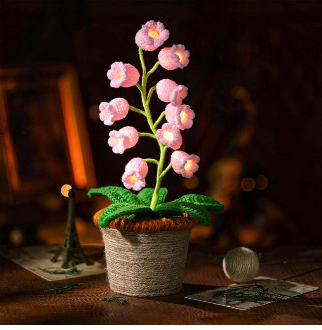 Crochet Flower Lamps