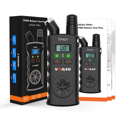 VXDAS TPMS Relearn Tool Plus Digital Tire Pressure Gauge 150 PSI,TPA01 2 in 1 TPMS Reset Sensor for G-M Buick/Chevy/Cadillac,Tire Monitor System Activation Tool 2022