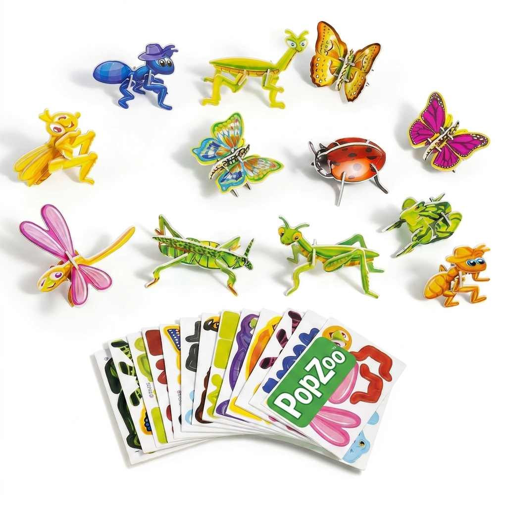 PopZoo 3D Puzzle Set