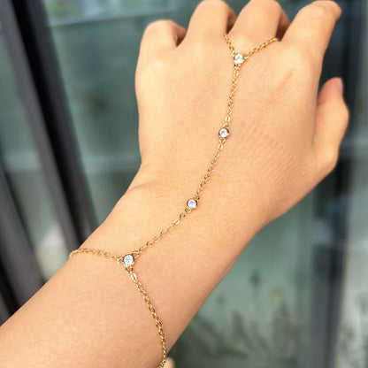 Stella Link Gold Handchain