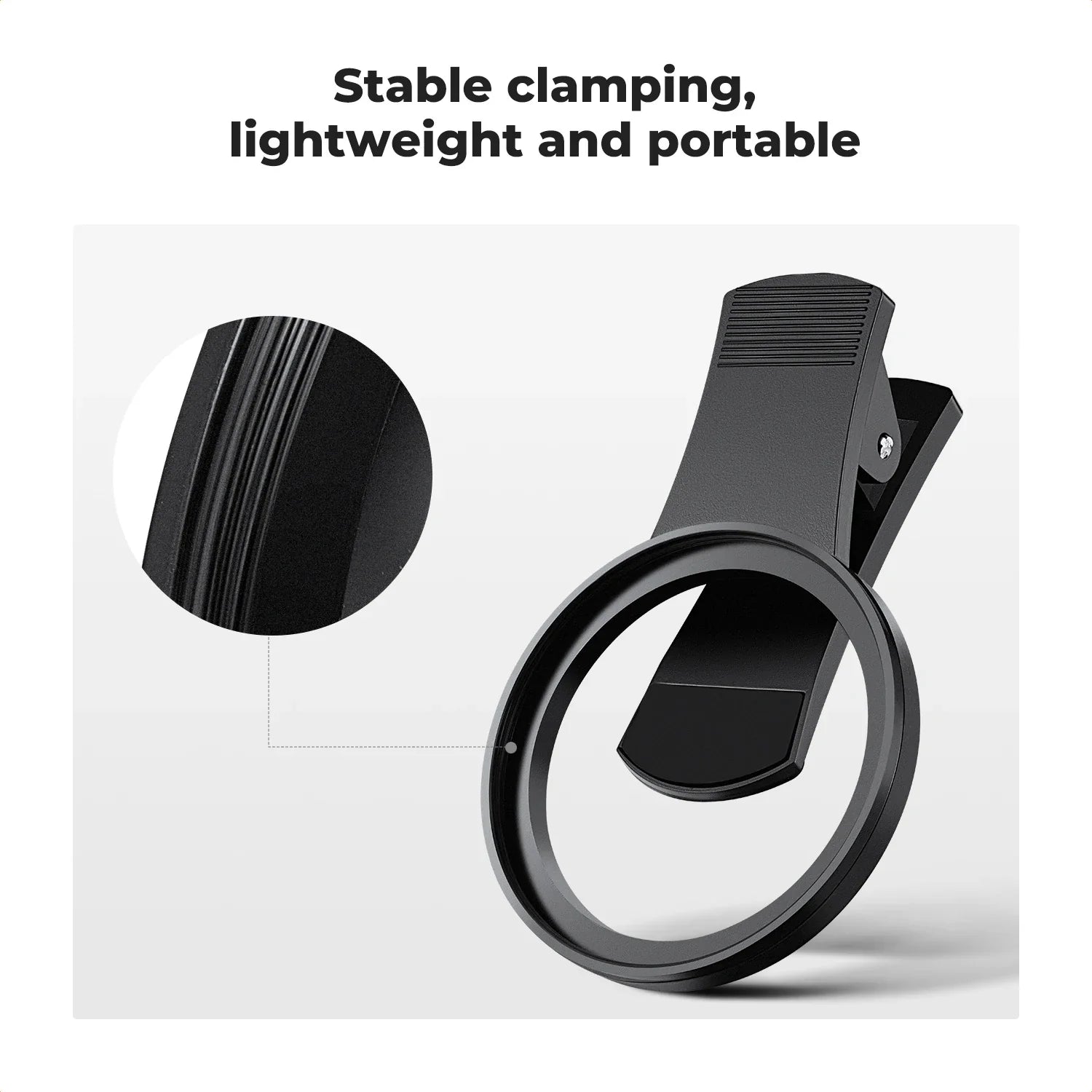 Clip-on CPL Phone Filter Kits 52mm Camera Lens Circular Polarizer Filter for iPhone 15, 14, 13