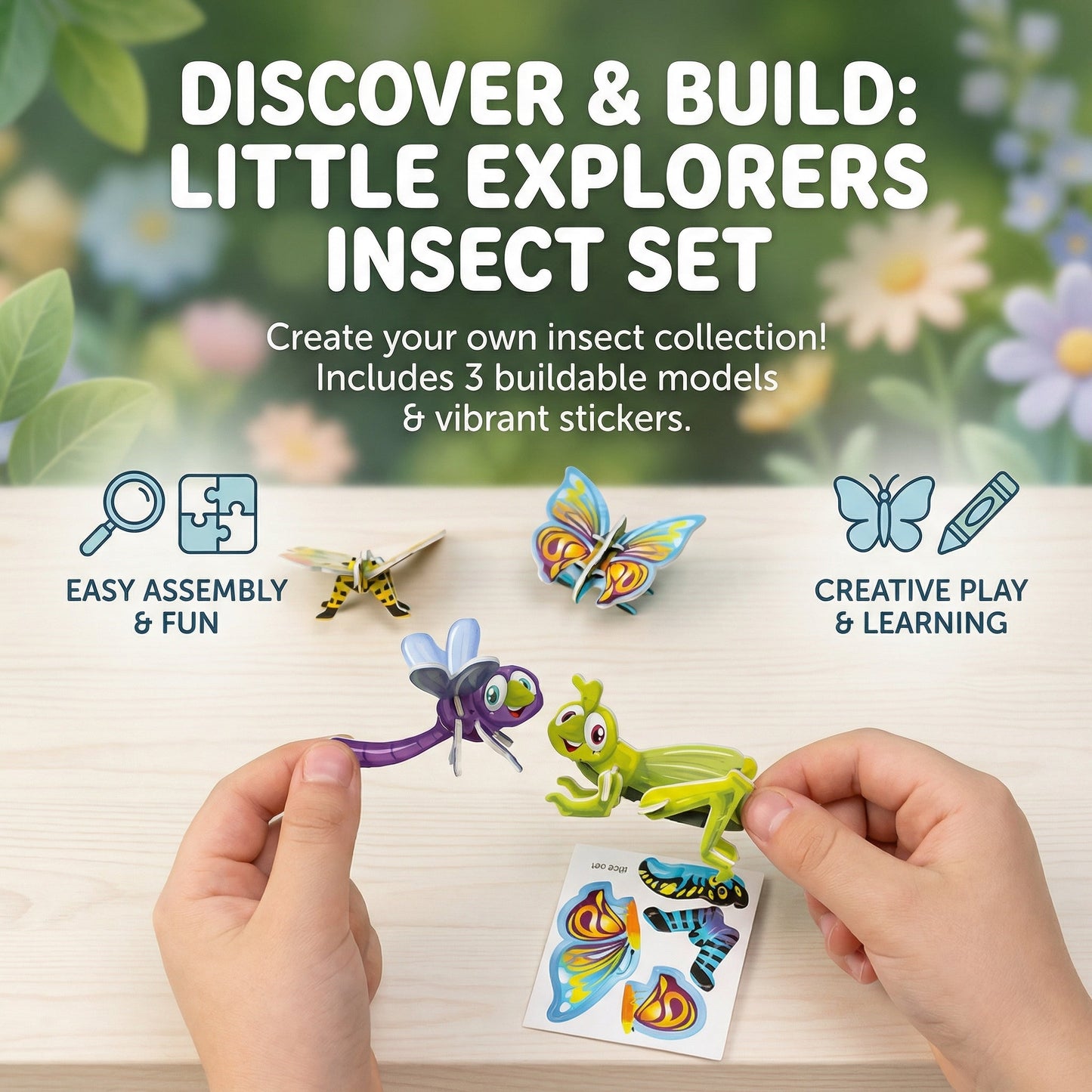 Buzzy Builders 3D Insect Building Set