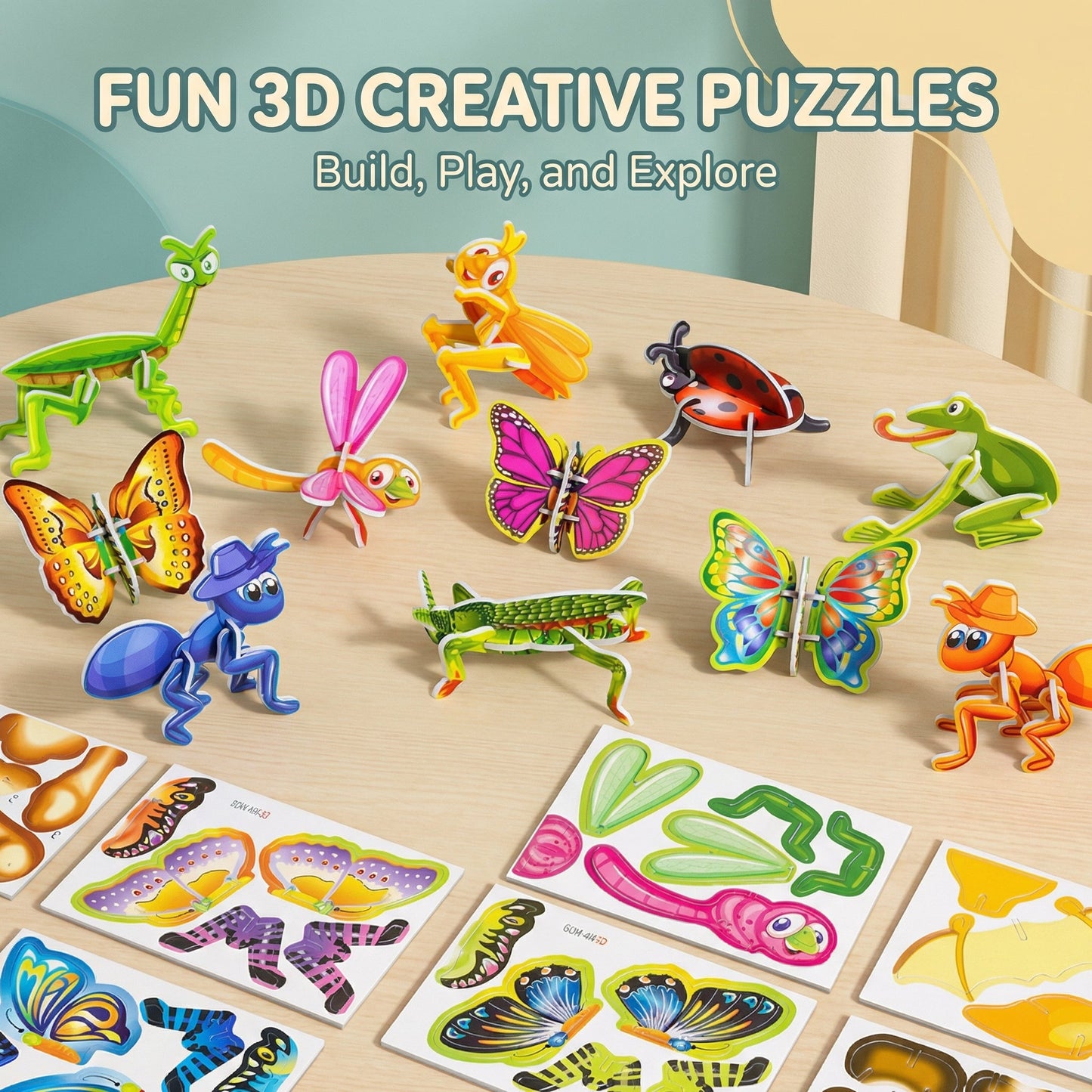 Buzzy Builders 3D Insect Building Set