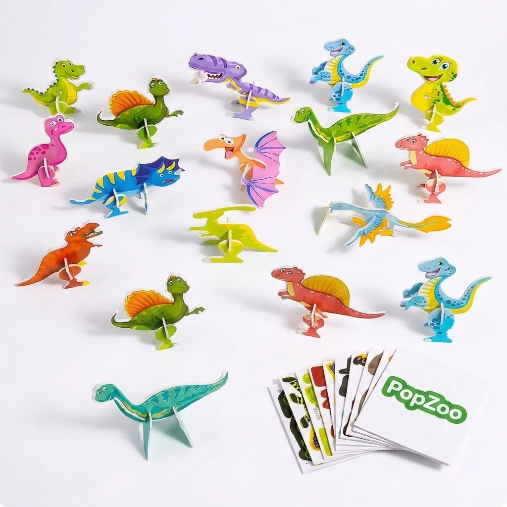 PopZoo 3D Puzzle Set