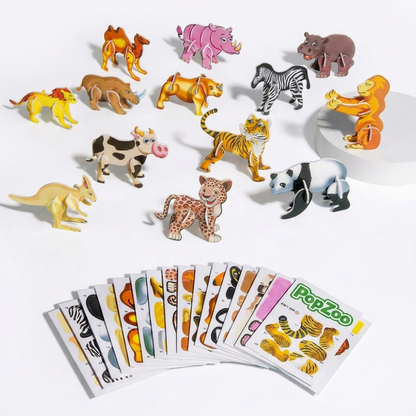 PopZoo 3D Puzzle Set